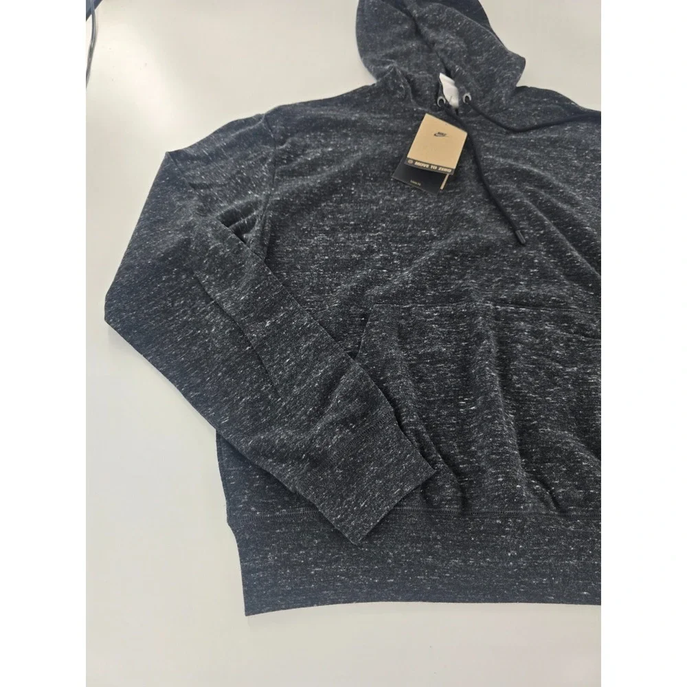 Nike‎ Womens Gym Vintage Pullover Hoodie New Size S Small Black Loose Fit